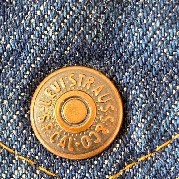 Vintage Levi's San Francisco 1970’s Denim Sherpa Jacket - Picture 6 of 17